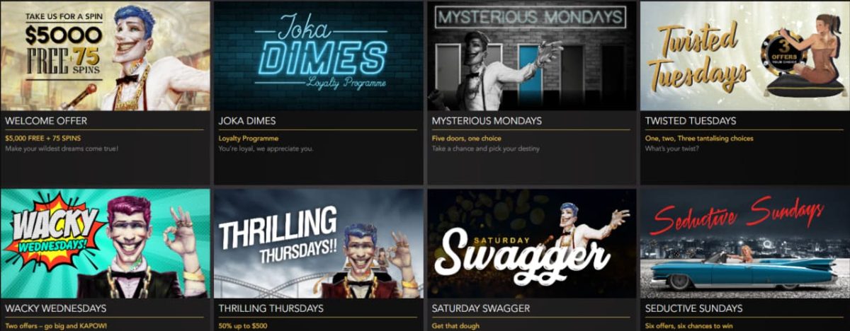 WildCard City Casino Bonuses, Promotions And Loyalty Rewards image 1